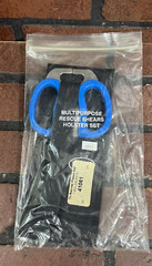 EMI 8002 Multi Purpose Rescue Shears Holster Set- Blue