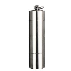 Titanium 3 Groups Storage Case Capsule Seal Container Keychain Outdoor EDC Tool
