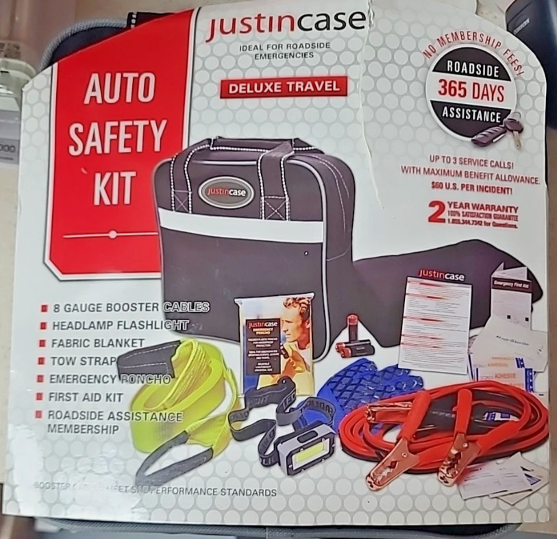Deluxe Safety Kit Black – Justin Case*491