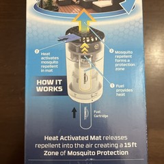 NEW THERMACELL Patio Shield Mosquito Insect Repellent Scent Free No Spray NIB