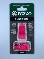 PINK Fox 40 Classic CMG Whistle Official Coach Safety Alert Rescue FREE LANYARD