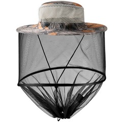1/2PCS Anti-Mosquito Bug Bee Insect Head Net Hat Cap Sun Protection for Outdoor