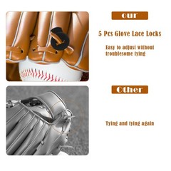 5pcs Baseball Lacing Needles， Handy Glove Shoelace Repair Kit, Baseball and S…