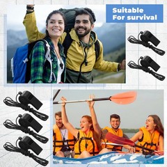 500 Pcs Plastic Whistles Bulk with Lanyard Loud Crisp Sound Sports Whistle fo…