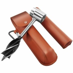 Survival Tools Manual Hand Auger for Bushcraft Settlers Outdoor Wrench Drill C#