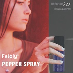 1 Bottle Feloiy Pepper Spray 2 Oz Flip Top Self Defense Security Protection US