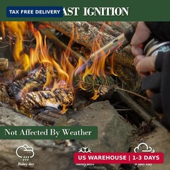 36PCS Fire Starter-Natural Fire Starters for Campfires, BBQ, Fireplaces, Barbecu