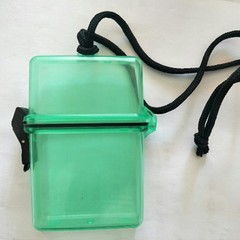 Red Translucent Plastic Waterproof Box for Outdoor Sports Storage and Protection