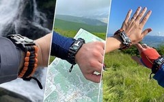 «aZengear Paracord Survival Bracelet (2 Pack) | Flint Steel Fire Starter, Whis..