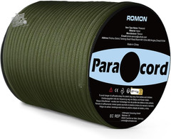Paracord Rope 550 Nylon 4mm 9 Wire 50m Military Survival Trekking Campsites