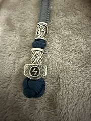 Paracord Knife Lanyard, Key Chain Buyer’s Choice Runes, Mjolnir Thor, Tiger