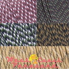 West Coast Paracord Camo Nylon Military 550 Type III 7 Strand Utility Rope