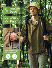 Mosquito Jacket, Durable Bug-Proof Jacket with Adjustable Hood & Pocket, Summer