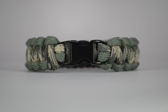 550 Paracord Survival Bracelet Cobra Foliage/Desert Foliage «Made in the USA»