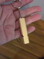 Whistle Emergency Whistles Keychain Rape Whistle Stainless Steel High Decibel