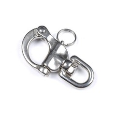 Swivel Eye Snap Shackle Quick Release Bail Rigging Sailing Boat Marine Clip