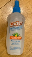 Cutter Skinsations Mosquito Insect Repellent Pump Spray Aloe Vitamin E 6 oz
