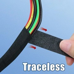 15M x 15mm Heat Resistant Cloth Harness Tape Automotive Wiring Loom Adhesive,1pc