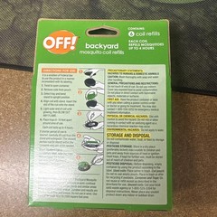 OFF! Backyard Mosquito Repellent Coil Refills, Perfect for Outdoor Patios