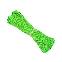 1.8 MM Fluorescent Reflective Guyline Tent Rope – 95 Paracord for 20m Green