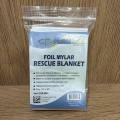 PRIMACARE CB-6841 EMERGENCY FOIL MYLAR THERMAL BLANKET, 82″ LENGTH X 54″ WIDTH