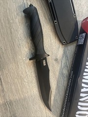 TRS Threat Response Solutions Survival Commando Field Knife with sheath