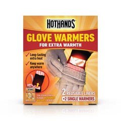 HotHands Glove Warmers – Stretchy and Comfortable, Built in One Size, Black