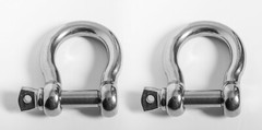 4 pack Marine Bow Shackle 5mm 3/16″ Stainless Steel 304 DRing Boat Sail Rigging