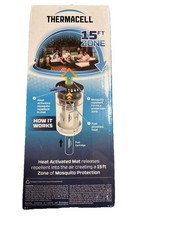 Thermacell Mosquito REPELLENT Patio Shield 15 ft ZONE NO SPRAY Refillable 12 hr.