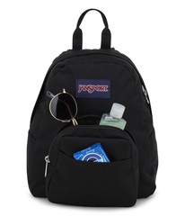 JanSport Half Pint Mini Backpack, 10.2 L – Durable Liters, Black