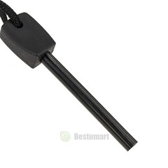 2pc Fire Starter Flint Steel Striker Survival Kit Ferro Rod Camping Outdoor Tool