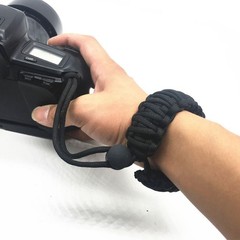 Handmade Black Camera Umbrella Rope Bracelet Universal Outdoor Survival Rope