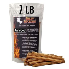 2lb Fatwood Fire Starter Sticks | 100% Natural Fire Starters For Campfires