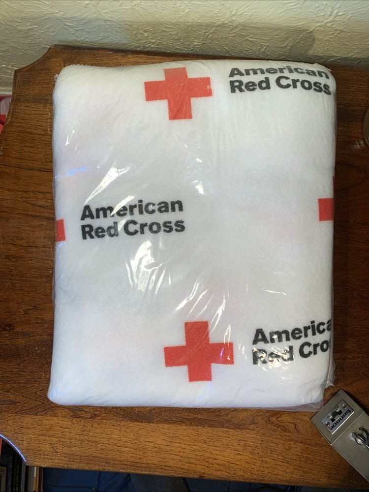 Emergency Blanket,American Red Cross Emergency Fleece Blanket,New Sealed