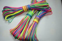 100FT RainBow Color 550 Paracord Rope 7 strand Parachute Cord CAMPING HiKING