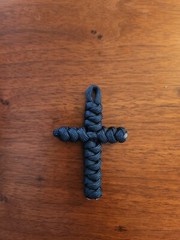 Handmade Cross 550 Paracord Key Chain/Hanger High Quality Made in USA