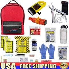 Emergency Survival Kit First Aid Supplies Food Water 72 Hour Disaster Prep New