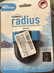 NEW Thermacell Radius Zone Mosquito Repellent Refill 40 Hr Refill, 0.33 fl oz