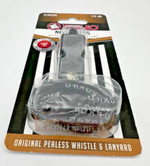 Fox 40 Classic Official Pealess Whistle with Break Away Lanyard (Black) NEW