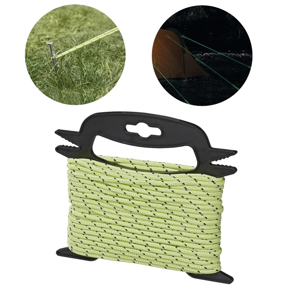 APT Guy Rope 20m Self-Luminous Tent Line Guy Line Tent Cord Tension Line