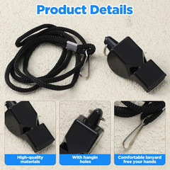 Sports Whistle for Coaches, 3 PCS Professional Coach Whistle Loud Referee Whistl