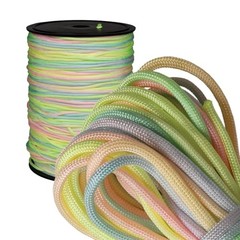 550 Paracord – – Soft Nylon – Tactical, Utility, & 100ft Pastel Rainbow