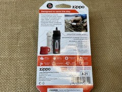 NEW🔥ZIPPO OUTDOOR Emergency Fire Kit With 5 lightweight paraffin tinder, 40571