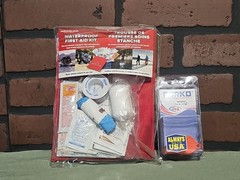Water Proof First Aid Kit & Whistle