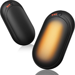 Electric Hand Warmer Rechargeable Set of 2 with 6000Mah Pocket Warmer USB
