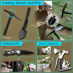 Survival Kit 251pcs Emergency Survival Gear Kit Gift for Men Women Christmas