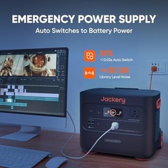 Jackery Explorer 2000 Plus and Extra Battery & Explorer 2000 Plus+EB+200Wx2