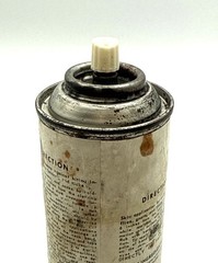 RARE Vintage Original Airosol Insect Repellent Spray Metal Can & Cap Collectable