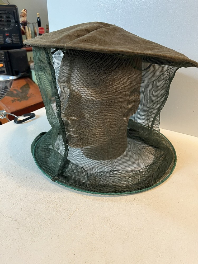 -bee Keeper hat with mesh face shield Black Flies Mosquito Deer And Horse Flies
