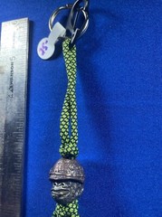paracord keychain. bag, purse, backpack, jacket zipper pull. Soldier Gorilla. B9